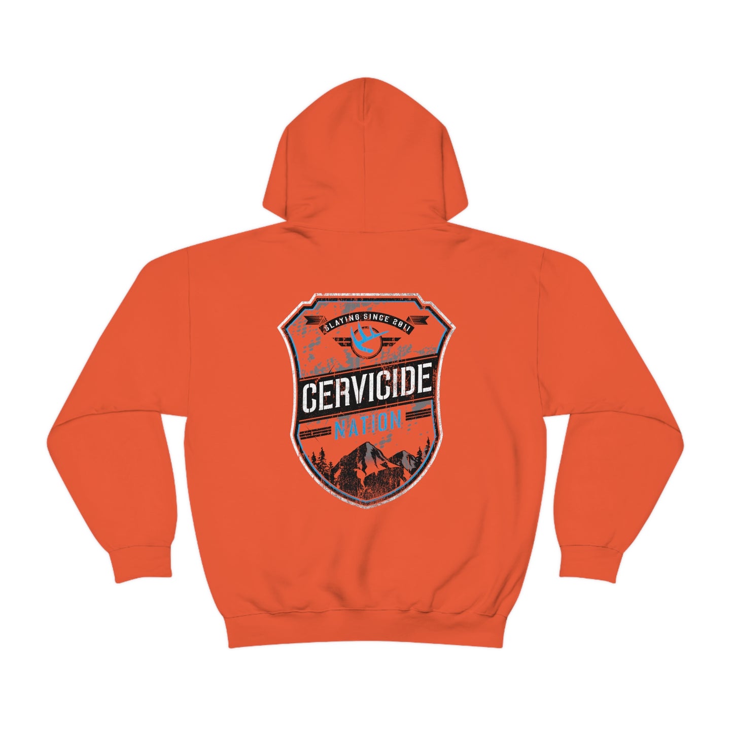 Blaze Orange Unisex Heavy Blend™ Hooded Sweatshirt