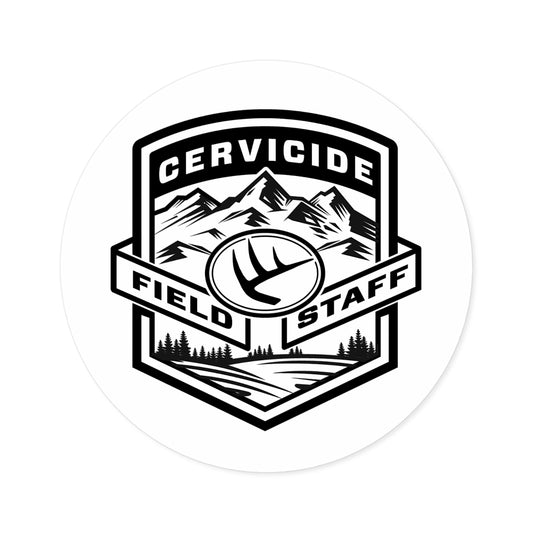 Field Staff Mountains Round Stickers, Indoor\Outdoor