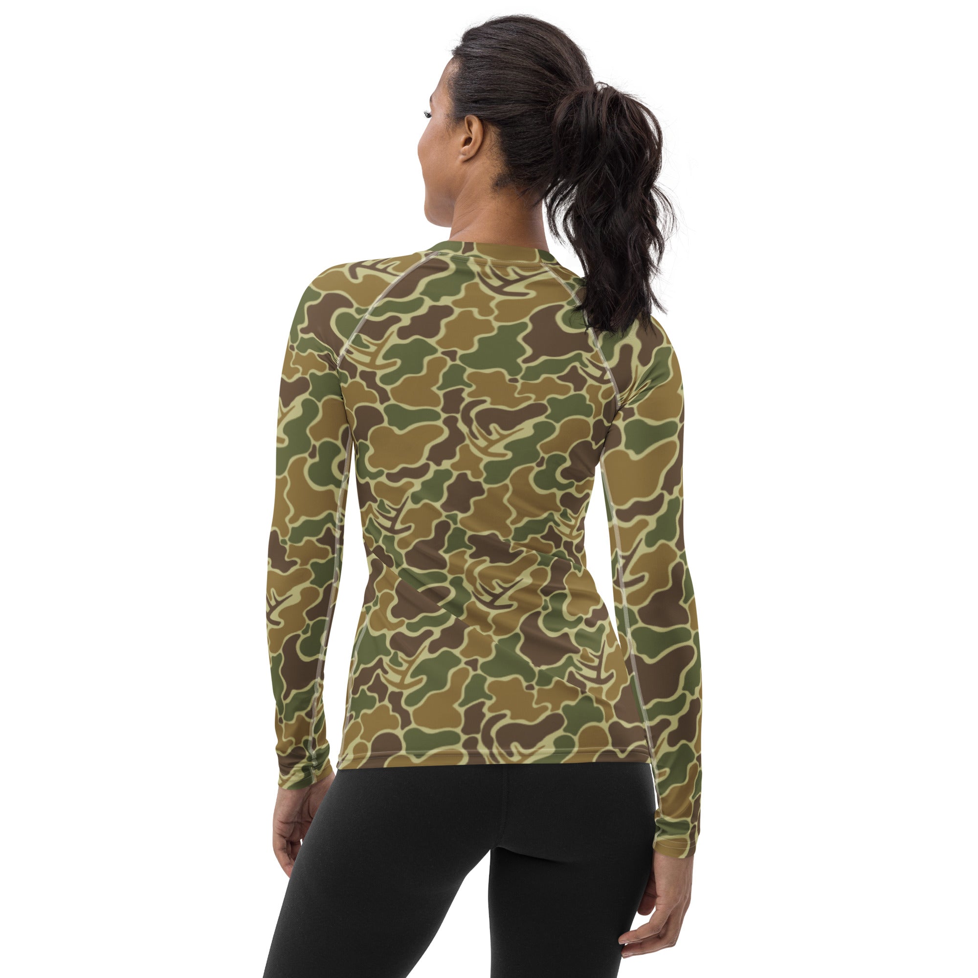 Pop's Camo Women's Rash Guard