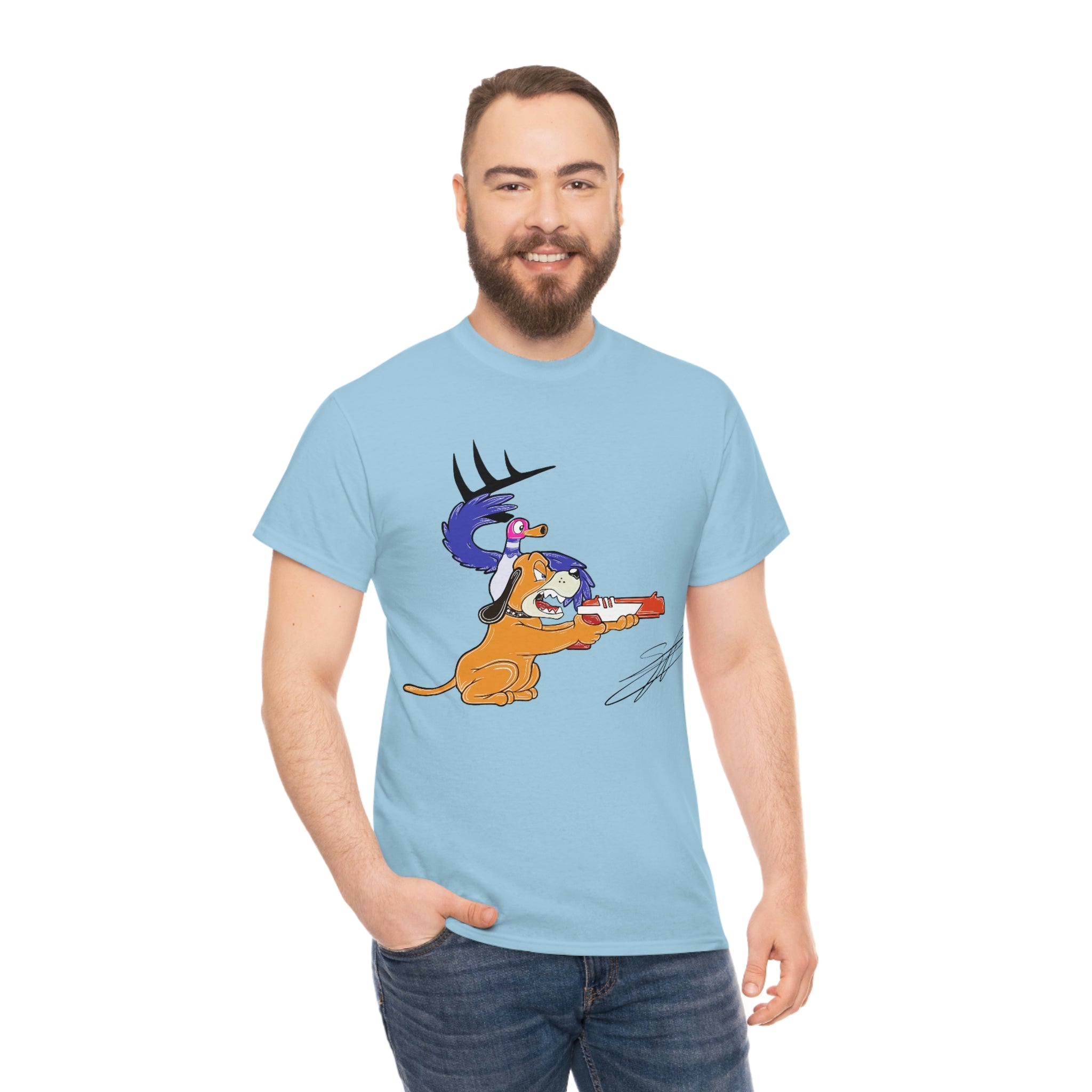 Retro Vision by Shane Arcoren Unisex Heavy Cotton Tee