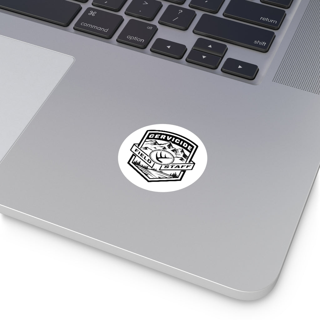 Field Staff Mountains Round Stickers, Indoor\Outdoor