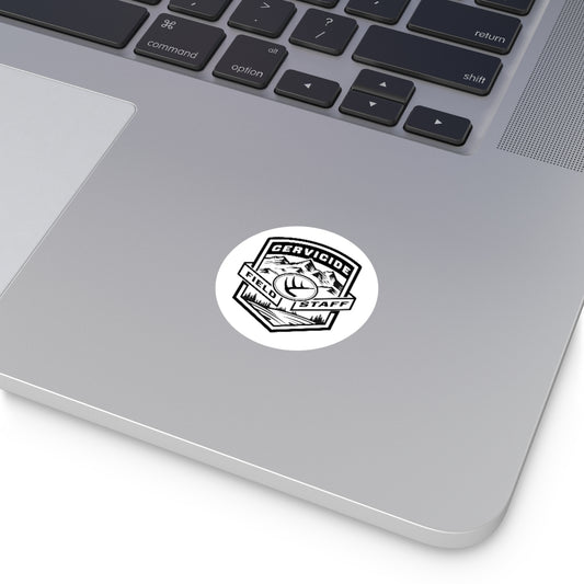 Field Staff Mountains Round Stickers, Indoor\Outdoor