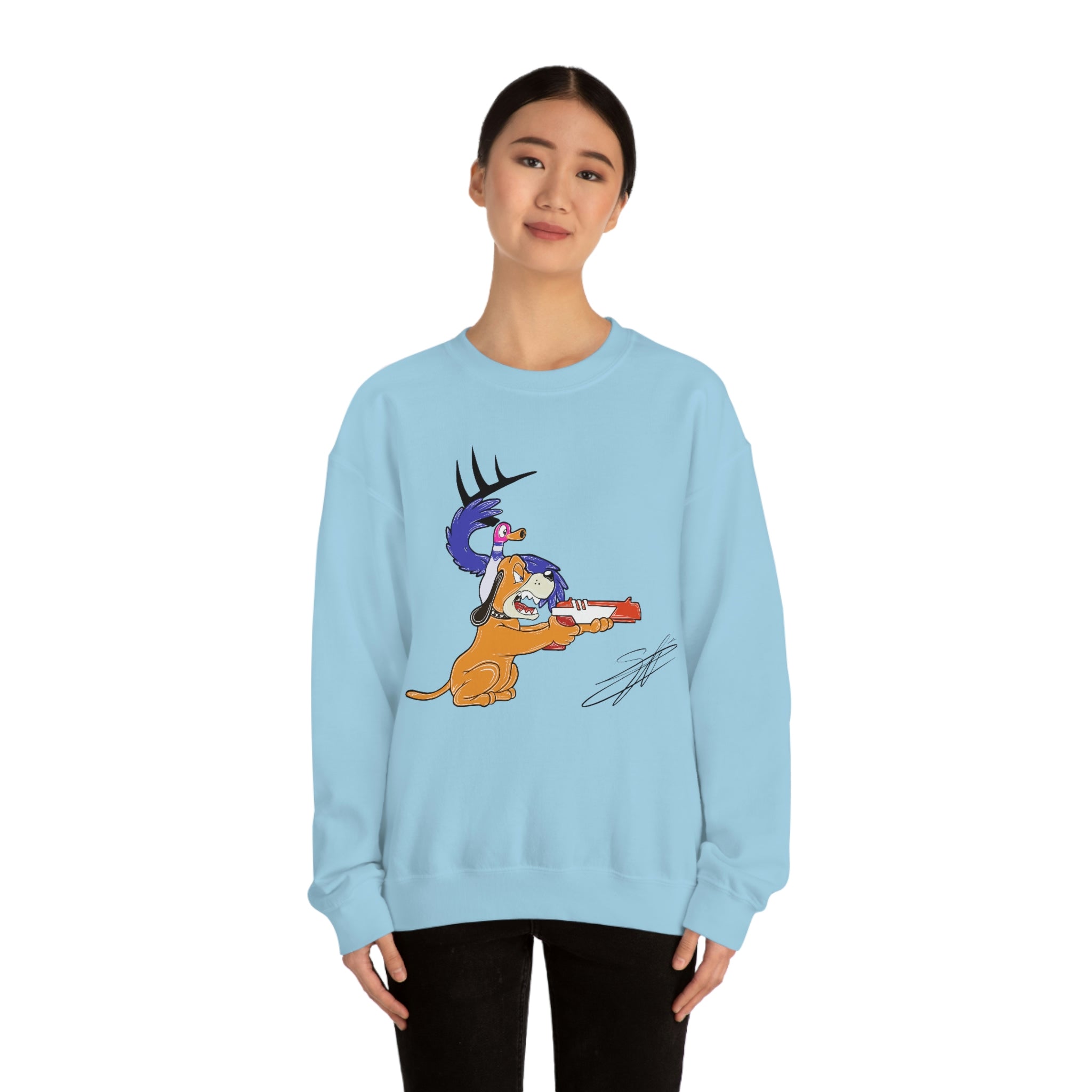 Retro Vision by Shane Arcoren Unisex Heavy Blend™ Crewneck Sweatshirt