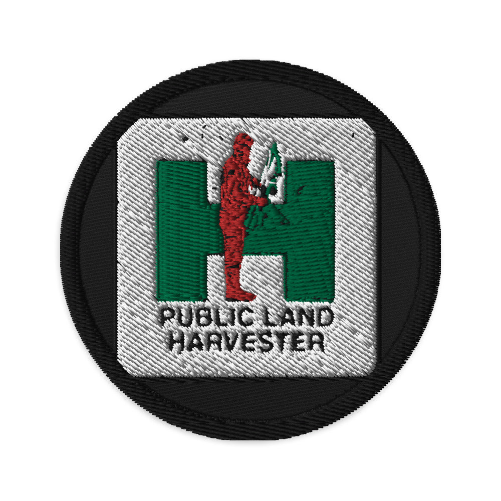 Public Land Harvester Embroidered patches