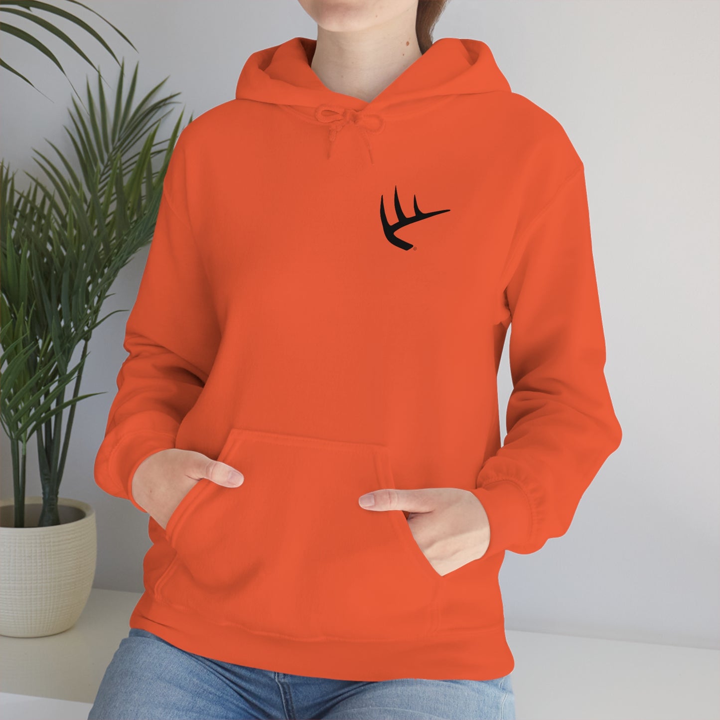 Blaze Orange Unisex Heavy Blend™ Hooded Sweatshirt