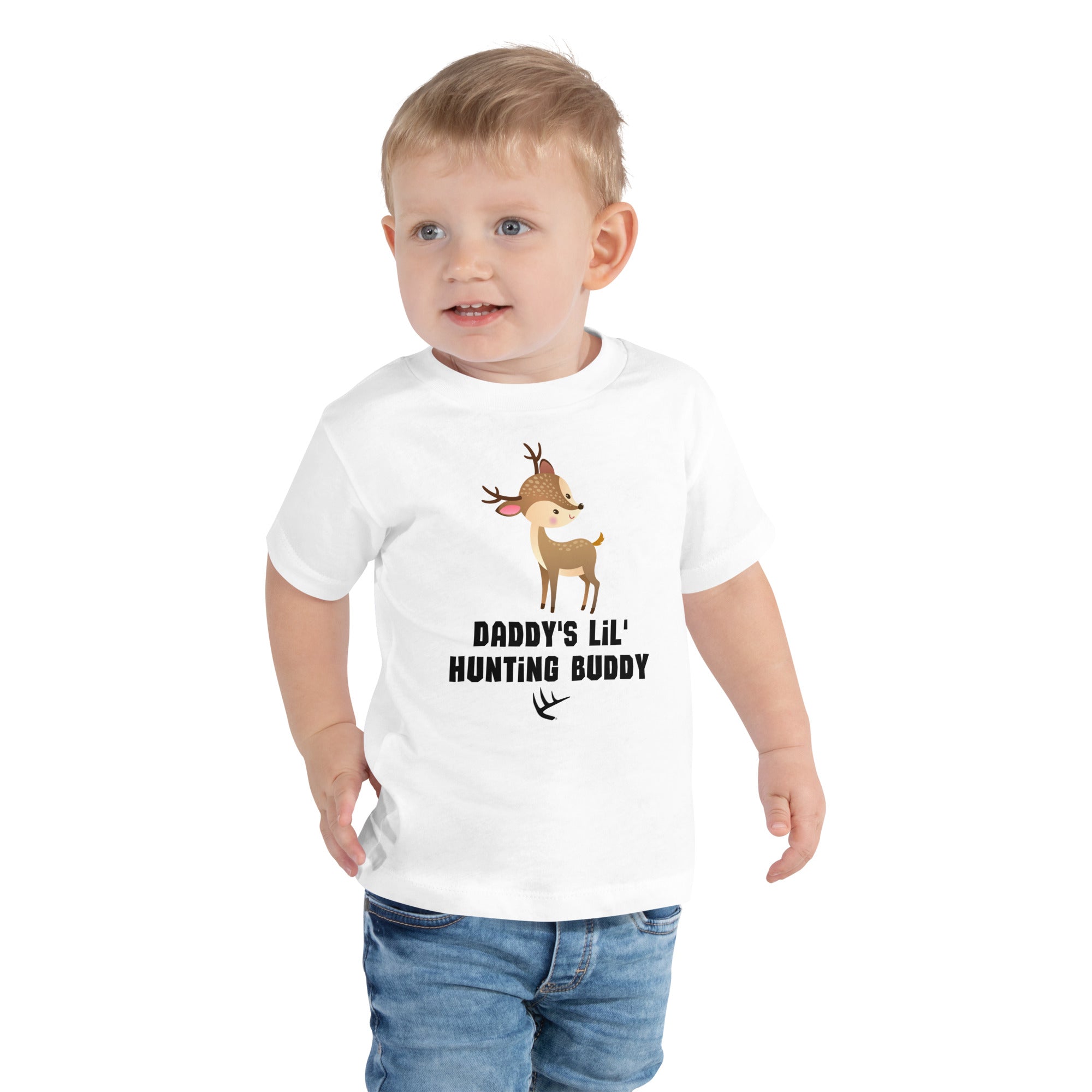 Daddy's Hunting Buddy Toddler Short Sleeve Tee
