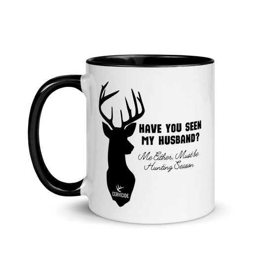 Have You Seen My Husband? Mug with Color Inside