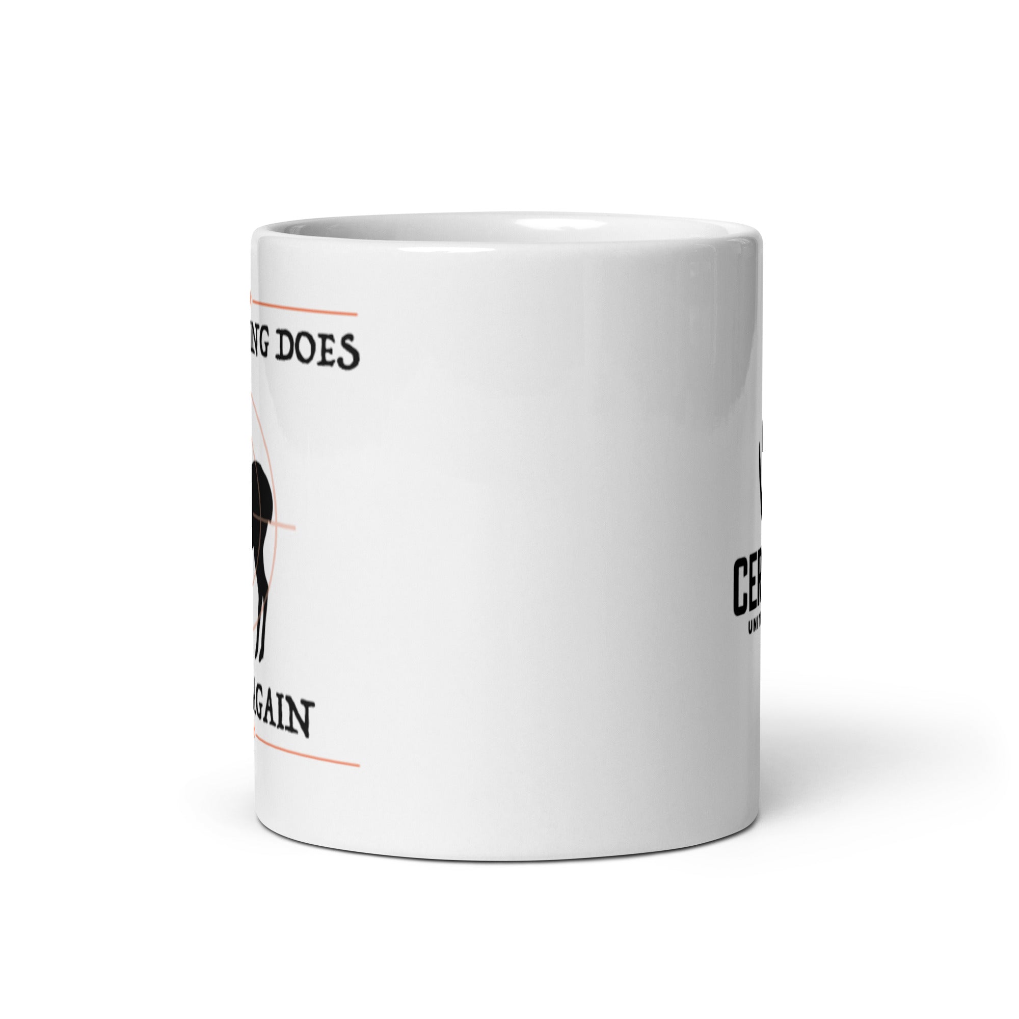 M.K.D.G.A White glossy mug