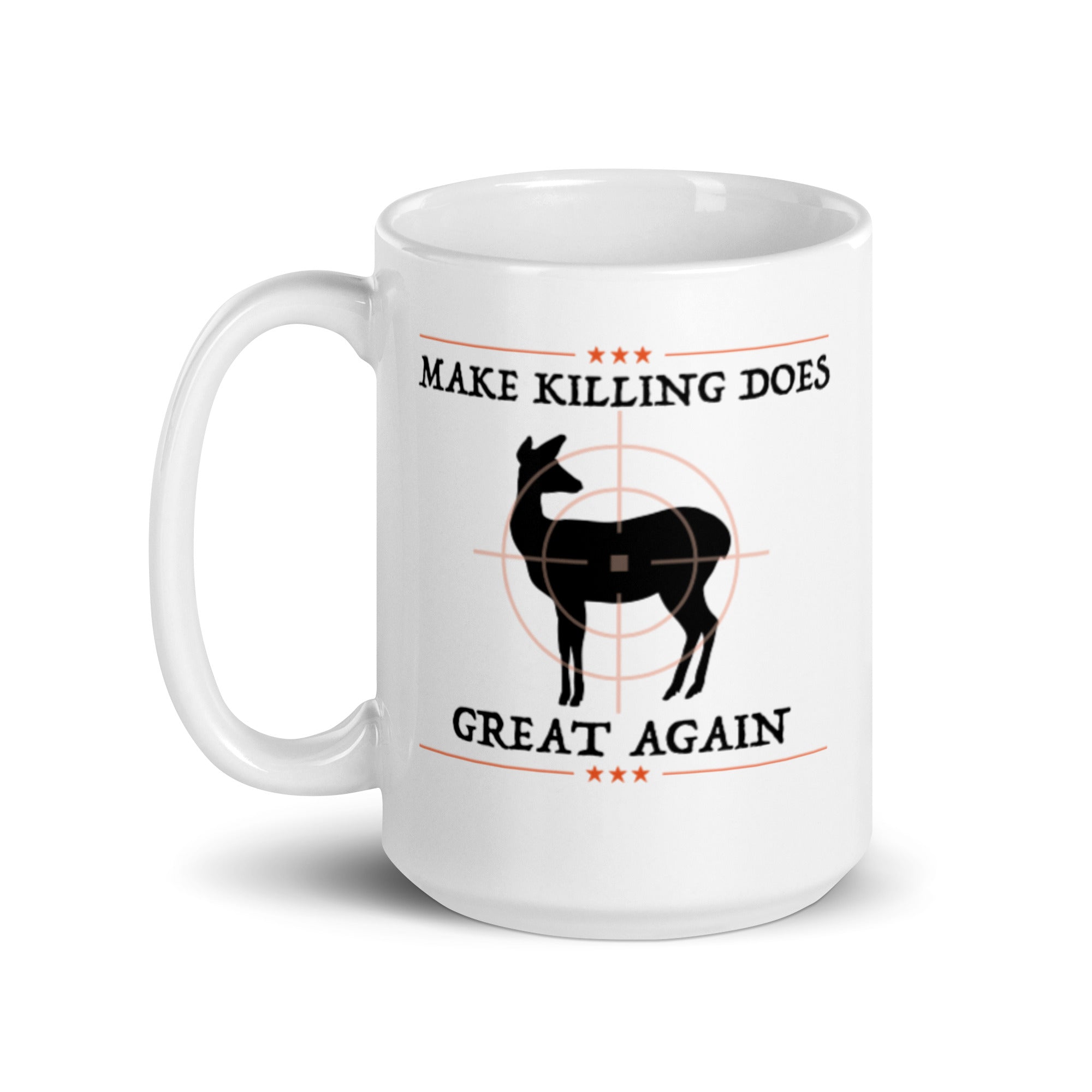 M.K.D.G.A White glossy mug