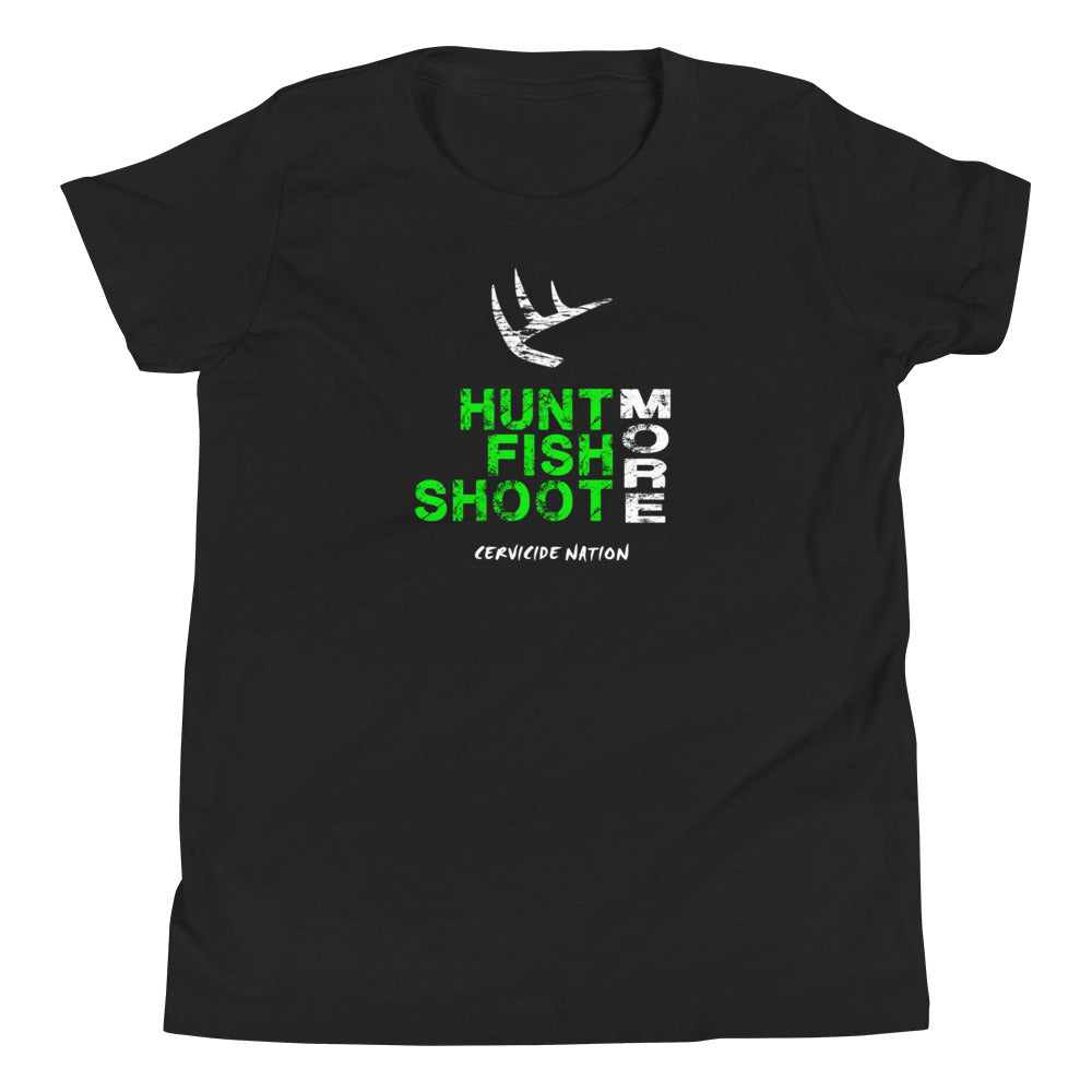 Hunt Fish Shoot Youth Short Sleeve T-Shirt