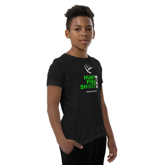 Hunt Fish Shoot Youth Short Sleeve T-Shirt