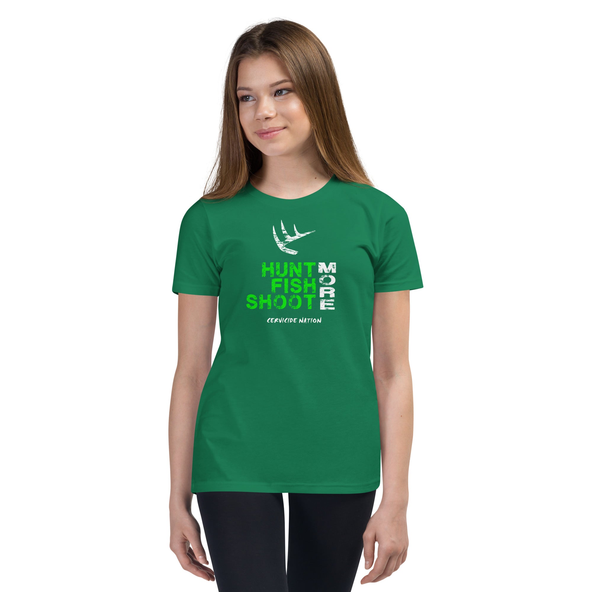 Hunt Fish Shoot Youth Short Sleeve T-Shirt